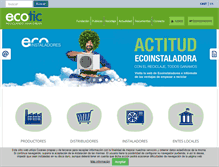 Tablet Screenshot of ecotic.es
